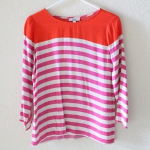 NWT J.CREW COLORBLOCK STRIPE Blouse